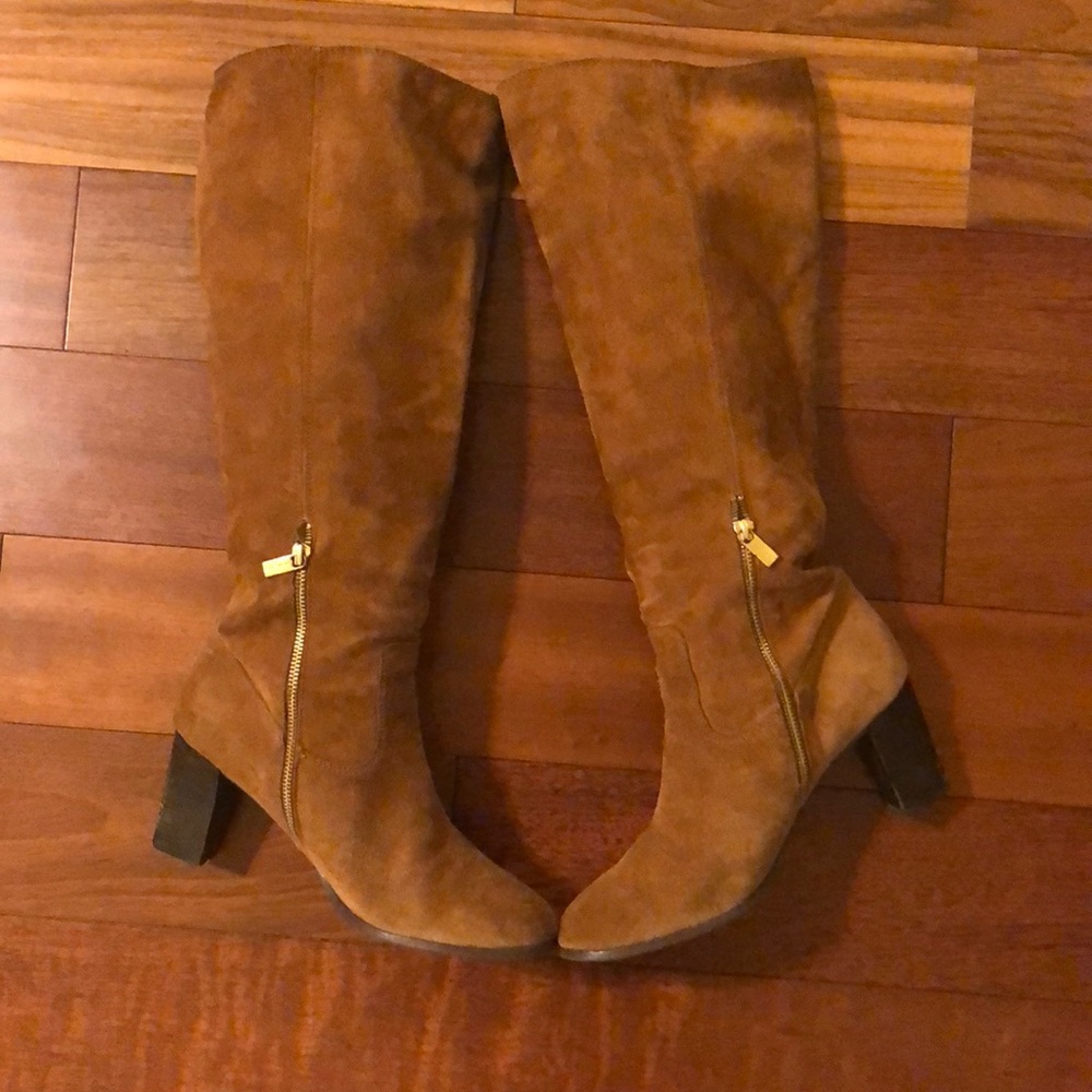 Michael Kors suede knee high boots